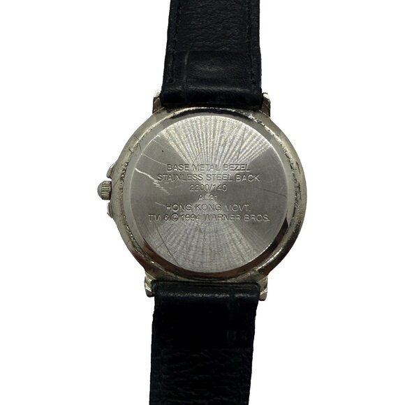 Marvin The Martian Armitron Watch Looney Tunes Warner Bros 1994 2200/140 Black - Picture 2 of 7